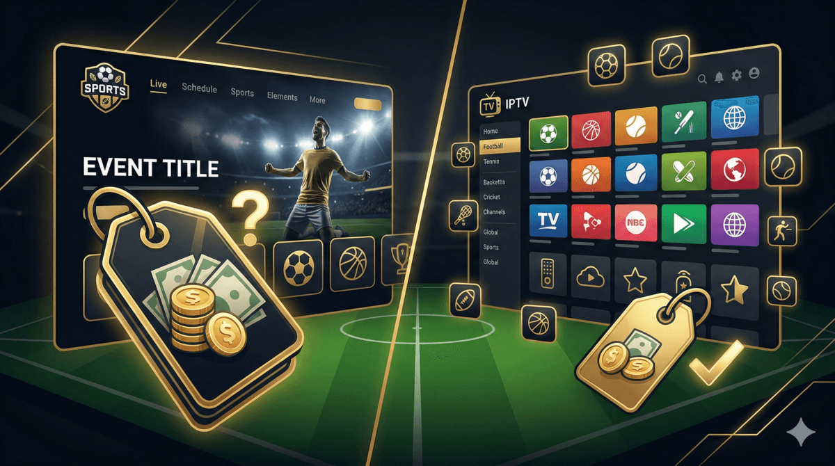 DAZN vs IPTV — Comparatif et Alternatives